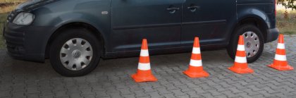 Výstražný dopravní kužel RC500EU