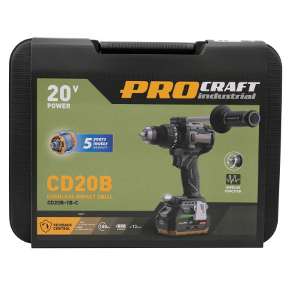 Aku šroubovák Procraft Industrial CD20B (1 baterie) | CD20B-1b