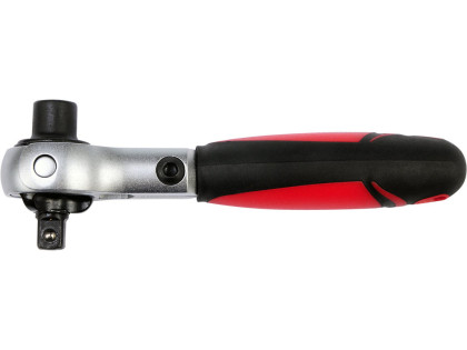 Ráčna 1/4" 115 mm kombinovaná s otočnou hlavicí