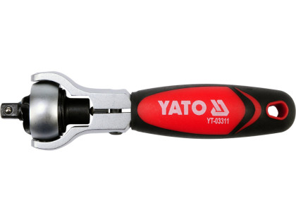 Ráčna 1/4" 115 mm kombinovaná s otočnou hlavicí