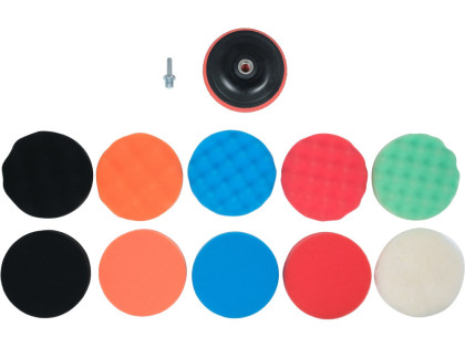 Leštící koutouče sada 125 mm, M14 12 ks