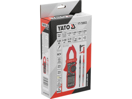 Multimetr digitální s klipsy TRUE RMS