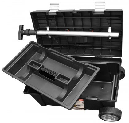 Pojízdný kufr na nářadí Wheelbox Stuff Alu Basic 26