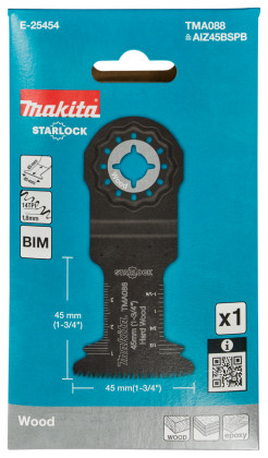 pilový list rovný 45x45mm BiM TMA088 Starlock (i pro O.I.S.)