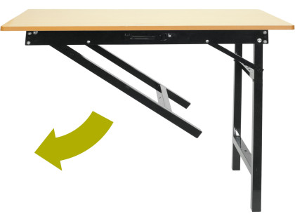 Stůl pracovní skládací, 100x60x80cm(d/š/v), nosnost až 100kg