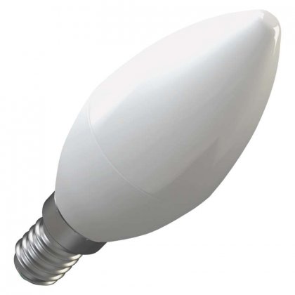 LED žárovka Candle 6W E14 teplá bílá Ra96