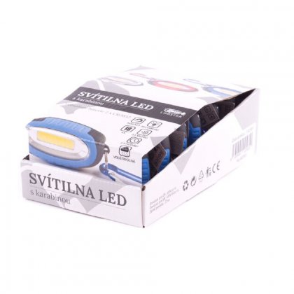 Svítilna LED s karabinou