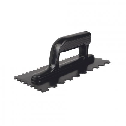Hladítko plast oblé zuby 27,5x11,5cm