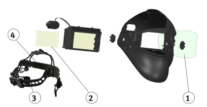 Samostmívací svařovací kukla VarioProtect XXL-W F-TC