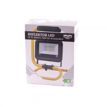 Reflektor LED-30W, stojánek, 4000K, 2400lm