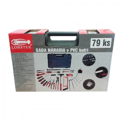 Kufr PVC s nářadím 79ks