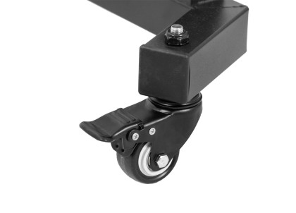 Pojízdný skládací stůl do dílny, 1400 x 650 x 900 mm, nosnost 150 kg