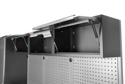 Sestava dílenského nábytku PROFI s vysokou úzkou skříní, 6 ks - AHP1300