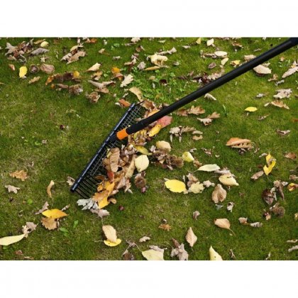 Hrábě trávníkové široké Fiskars QuikFit, 57cm /1000656/
