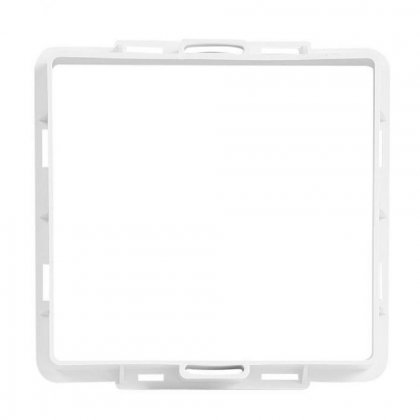 Větrací mřížka s rámečkem a síťovinou - VM 150x150 B bílá