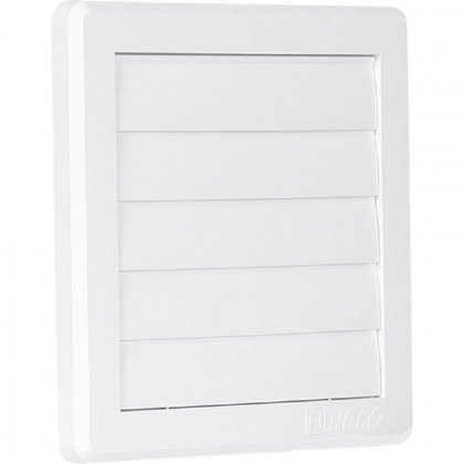 Větrací mřížka gravitační - VM 175x175 G/125 B bílá