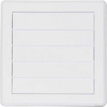Větrací mřížka gravitační - VM 200x200 G/150 B bílá