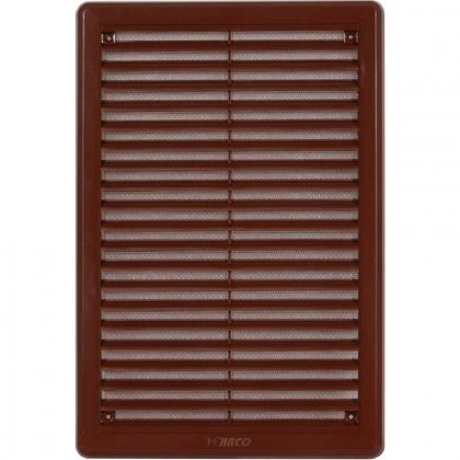 Větrací mřížka se síťovinou - krytka - VM 200x300 KH hnědá