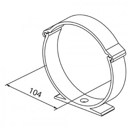 Držák kanálu HACO UMO 104 /2ks