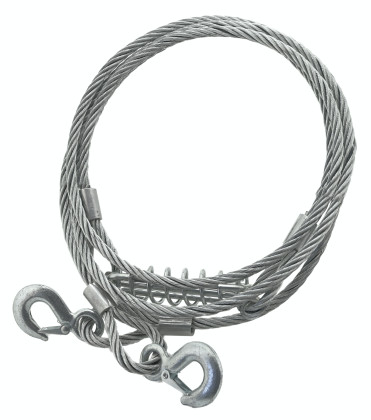 Lano vyprošťovací 7000kg s karabinami odpružené