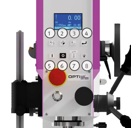 Vrtačko-frézka OPTImill MH 2 DV