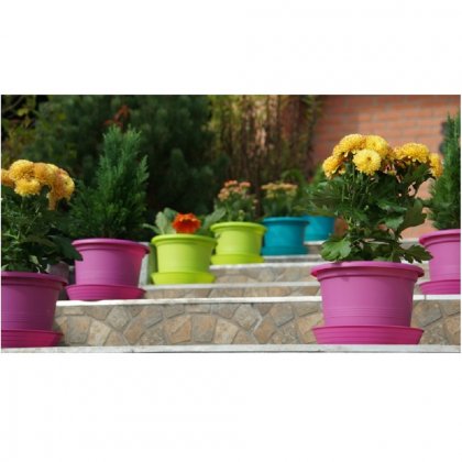 Květináč Campanula pr.13cm antracit