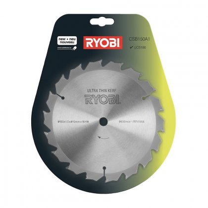 Kotouč Ryobi CSB150A1 pro okružní pily, 150 mm, 18z