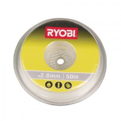 Struna pro univerzální použití Ryobi RAC103, 50m x 2,0mm, bílá