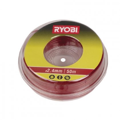 Struna Ryobi RAC105, 50m x 2,4mm, červená