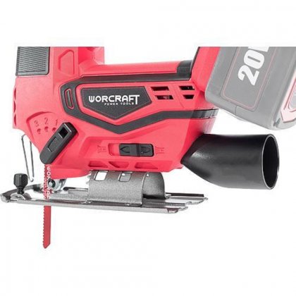 Aku přímočará pila Worcraft CJS-S20Li, 20V