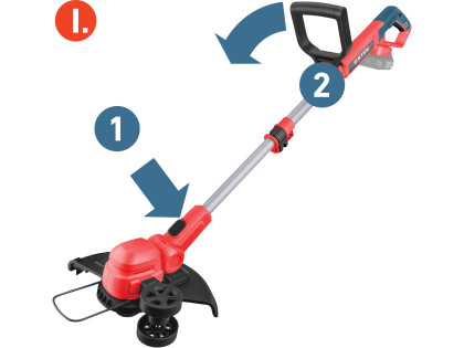 Sekačka strunová aku, SHARE20V, 30cm, bez baterie a nabíječky