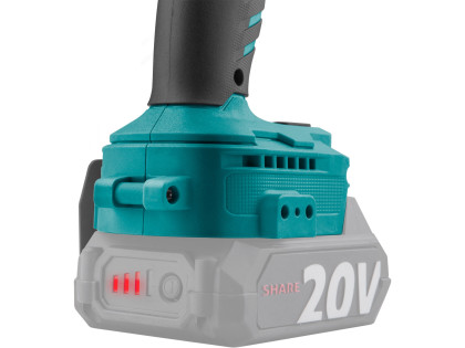 Utahovák rázový 1/2" aku SHARE20V, 500Nm, BRUSHLESS, bez baterie a nabíječky