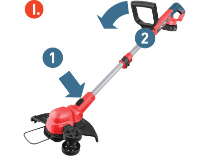 Sekačka strunová aku, SHARE20V, 30cm, 2Ah