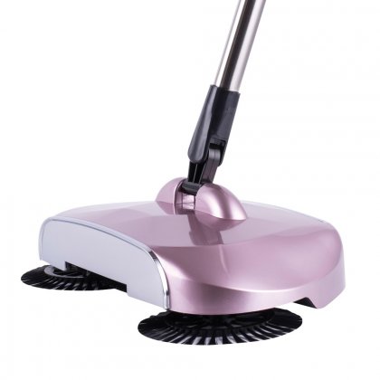 Mechanická metla Sandy EF1, chrom/růžová