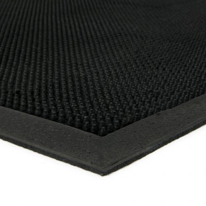 Gumová vstupní kartáčová rohož Rubber Brush - 90 x 60 x 1,2 cm