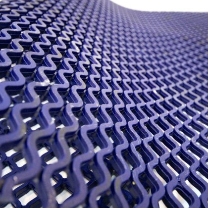 Modrá protiskluzová univerzální rohož - 9 m x 100 cm x 0,85 cm