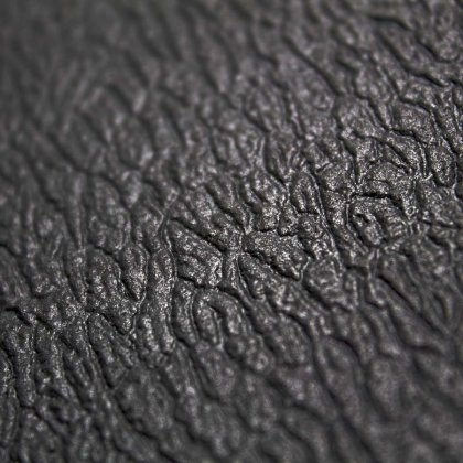 Černo-žlutá gumová protiskluzová protiúnavová průmyslová rohož - 1830 x 90 x 0,9 cm