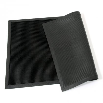 Gumová vstupní kartáčová rohož Rubber Brush - 100 x 60 x 1,2 cm