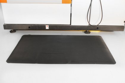 Černá gumová protiúnavová průmyslová rohož - 90 x 60 x 1 cm