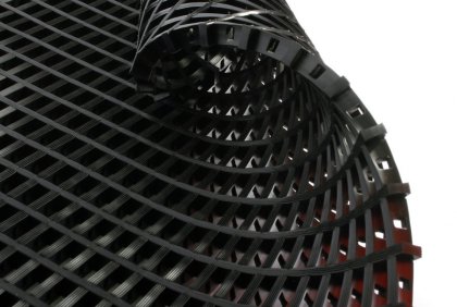 Černá olejivzdorná protiskluzová průmyslová univerzální rohož - 500 x 90 x 1,2 cm