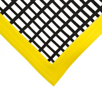 Černá olejivzdorná protiskluzová průmyslová univerzální rohož - 120 x 60 x 1,2 cm