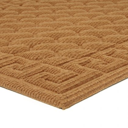 Hnědá textilní vstupní rohož Bricks - Deco - 75 x 45 x 1 cm