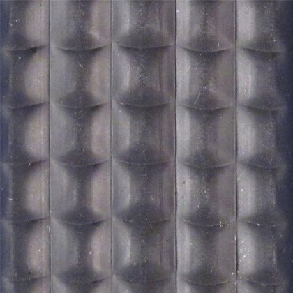 Černá gumová hliníková čistící venkovní vstupní rohož Alu Low - 100 x 100 x 1 cm