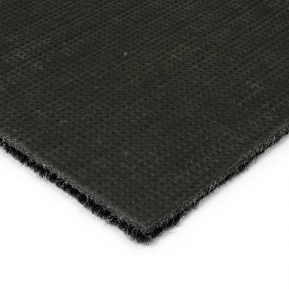 Černá kobercová vnitřní čistící zóna Catrine - 100 x 100 x 1,35 cm
