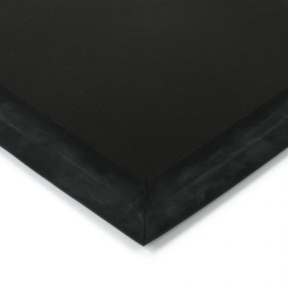 Černá textilní čistící vnitřní vstupní rohož Cleopatra Extra - 300 x 190 x 1 cm