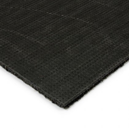 Černá kobercová vnitřní čistící zóna Catrine - 100 x 200 x 1,35 cm