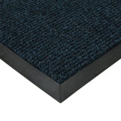 Modrá kobercová vnitřní čistící zóna Catrine - 200 x 200 x 1,35 cm