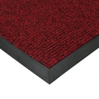 Červená kobercová vnitřní čistící zóna Catrine - 200 x 200 x 1,35 cm
