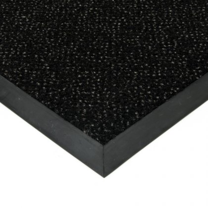 Černá kobercová vnitřní čistící zóna Cleopatra Extra - 200 x 200 x 1 cm