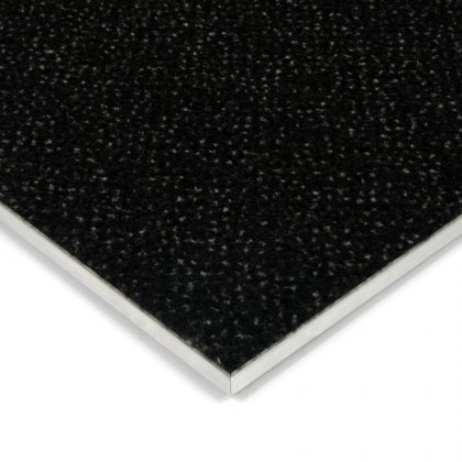 Černá kobercová vnitřní čistící zóna Cleopatra Extra - 50 x 100 x 1 cm